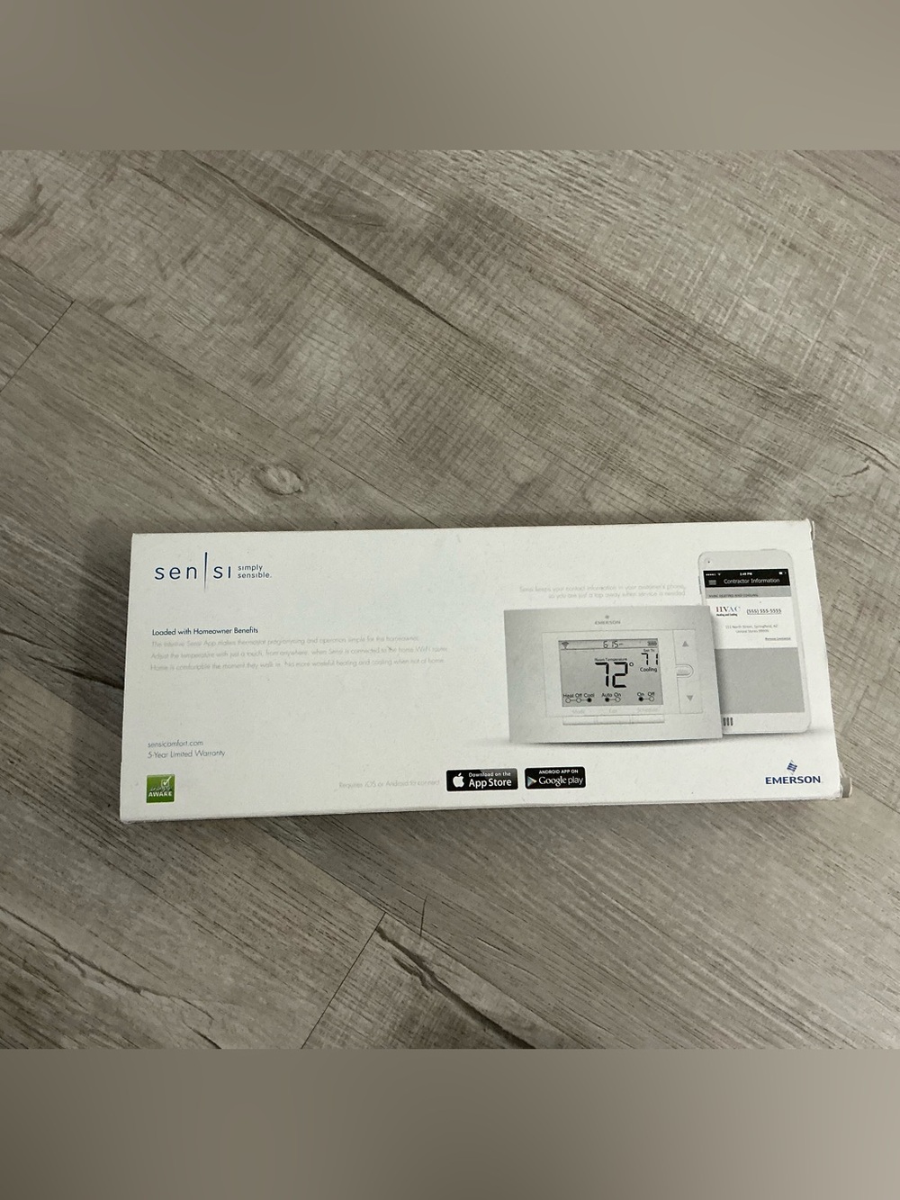 Emerson Sensi Wi-Fi Smart Thermostat ST55 – Untested (PLS READ)